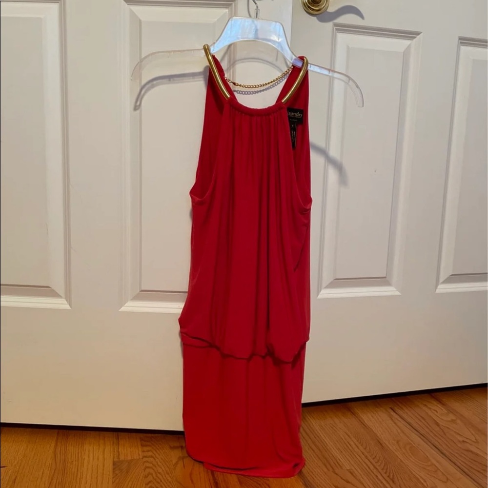 red chinese laundry dress bodycon